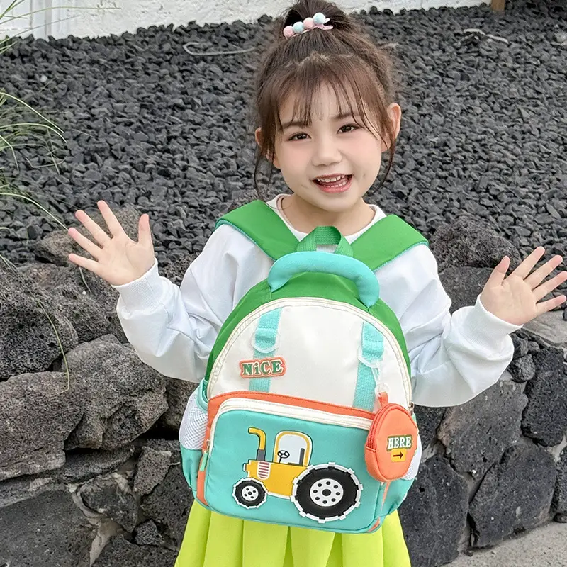Children's school bag kindergarten big class cute cartoon backpack boys and girls 3-7 years old wholesale large capacity children's bag