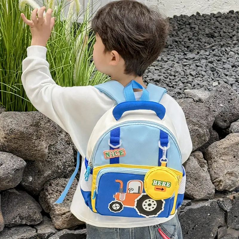 Children's school bag kindergarten big class cute cartoon backpack boys and girls 3-7 years old wholesale large capacity children's bag