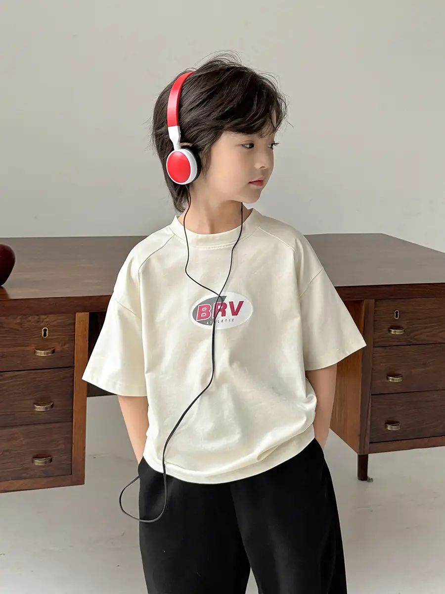 Haima Boys Ice Feel Cotton T-Shirt Summer 2026 - Image 3