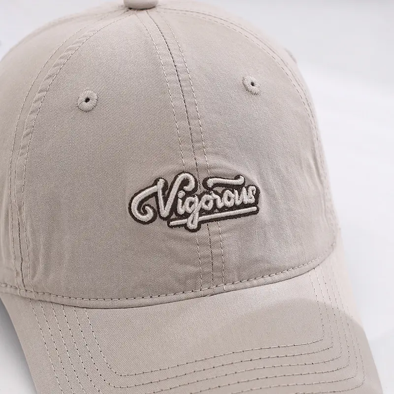 Men Embroidered Baseball Cap Black Grey Summer Wear — feature 3