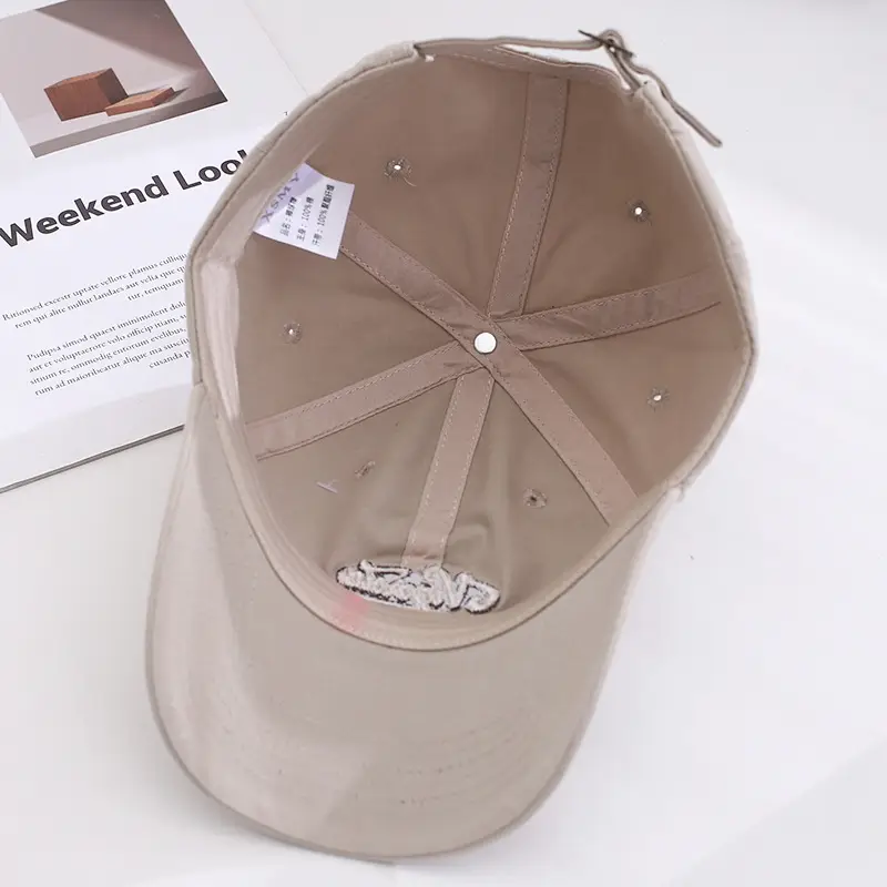 Men Embroidered Baseball Cap Black Grey Summer Wear — feature 4