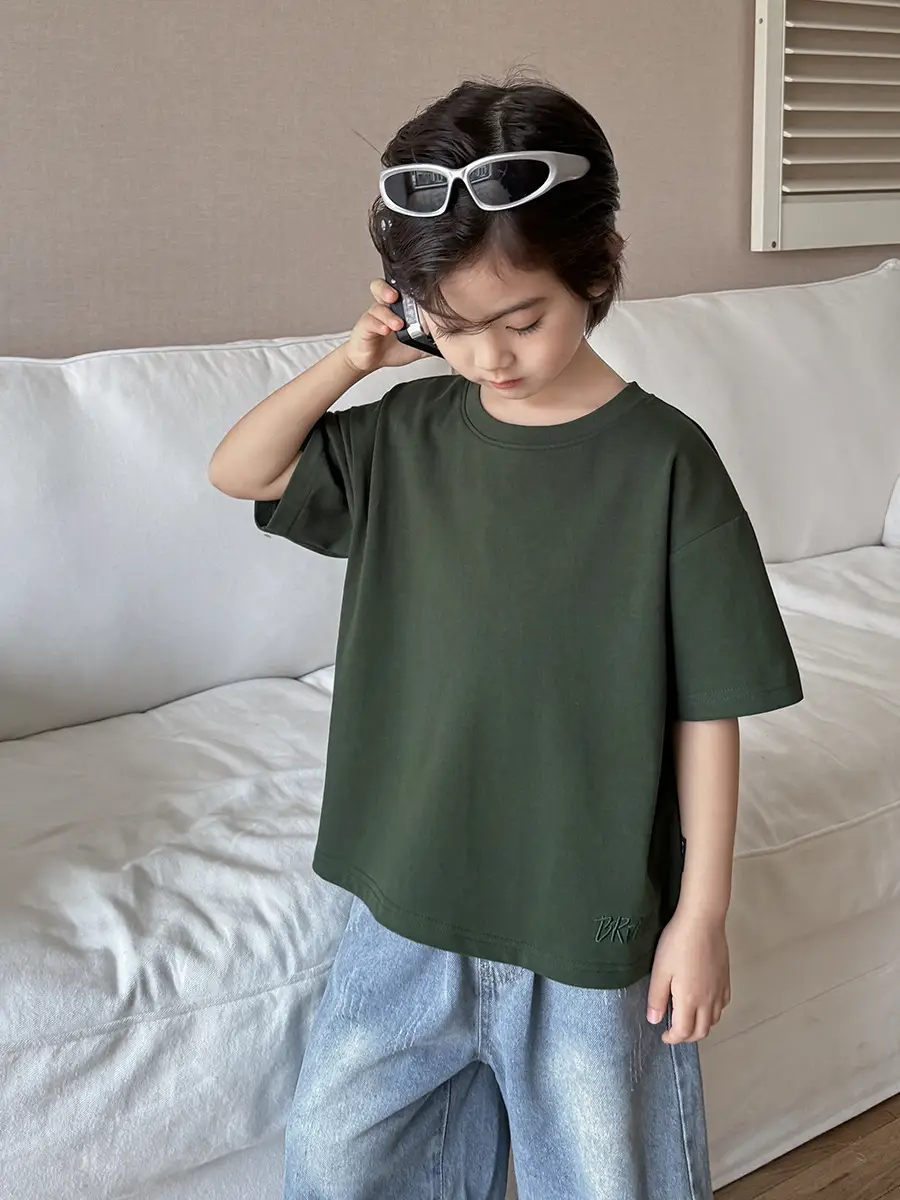 Haima Boys Purple Short Sleeve T-Shirt Cool Summer - Image 12
