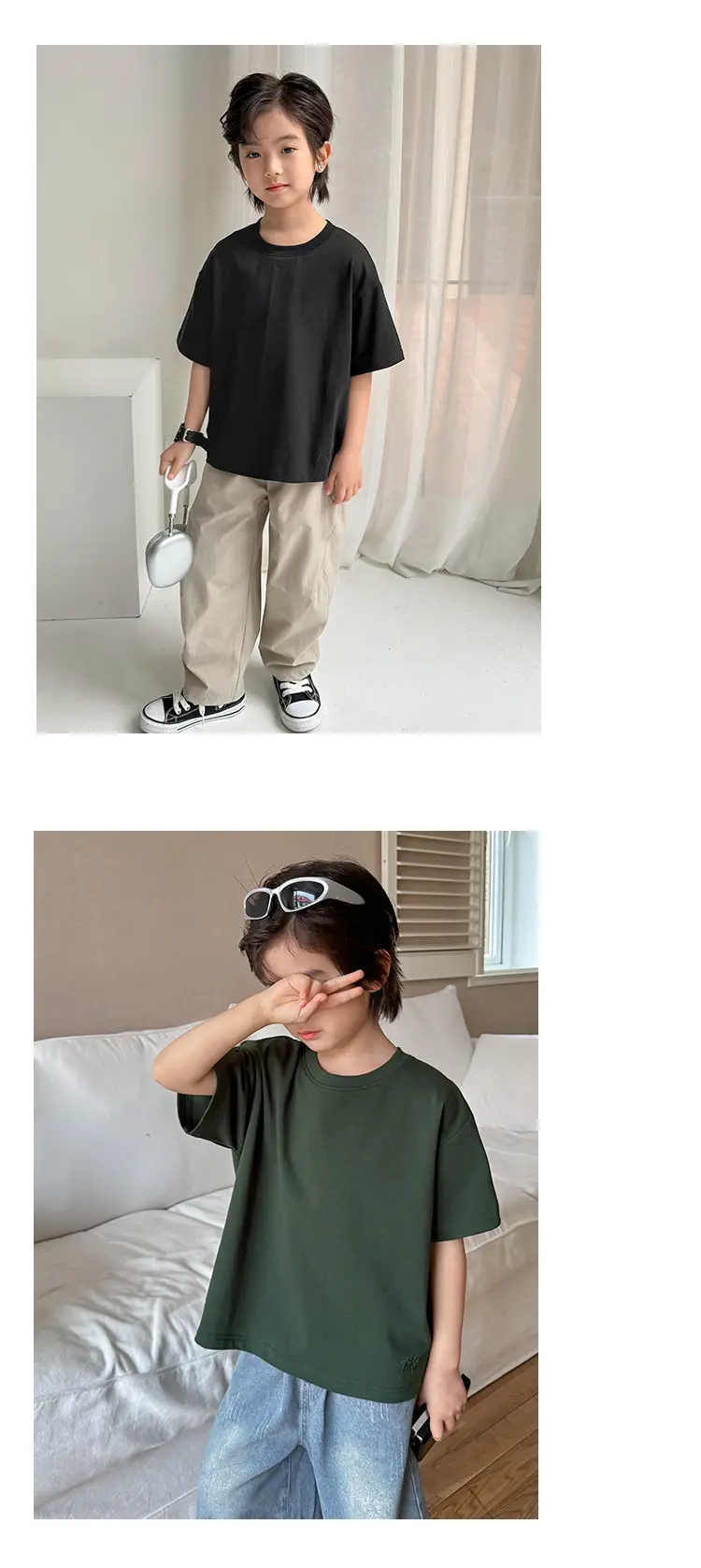 Haima Boys Purple Short Sleeve T-Shirt Cool Summer — feature 11