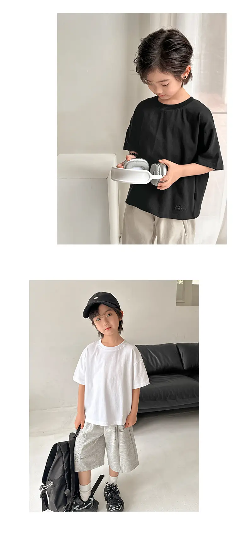 Haima Boys Purple Short Sleeve T-Shirt Cool Summer — feature 13