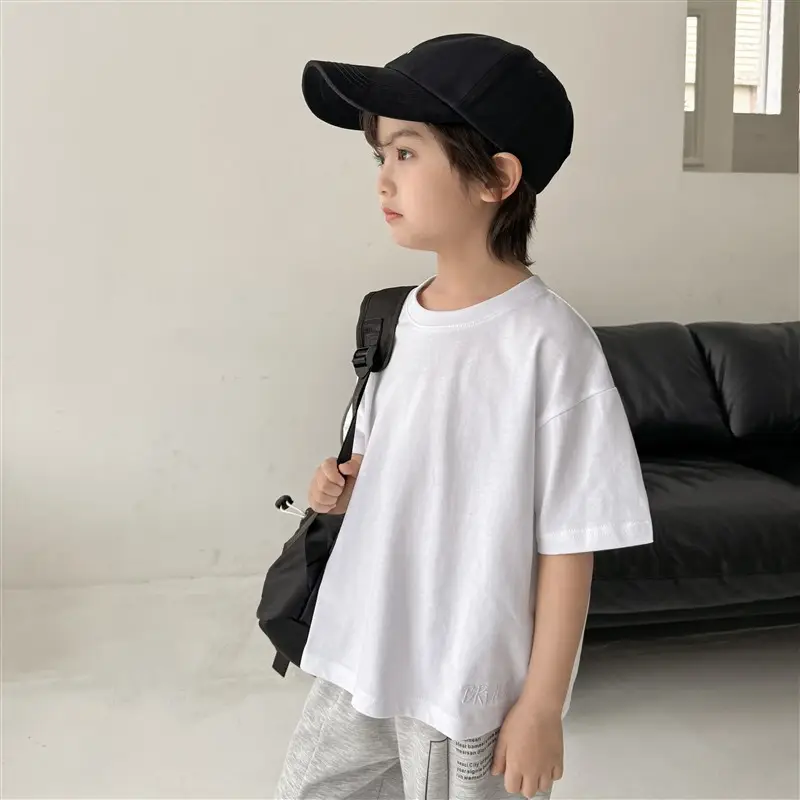Haima Boys Purple Short Sleeve T-Shirt Cool Summer - Image 2
