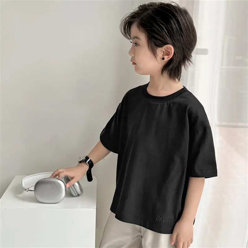 Haima Boys Purple Short Sleeve T-Shirt Cool Summer - Image 4