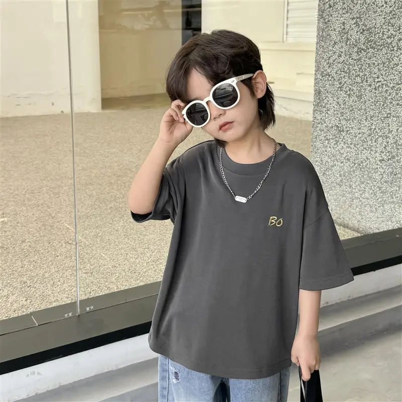 Haima Boys Purple Short Sleeve T-Shirt Cool Summer - Image 6