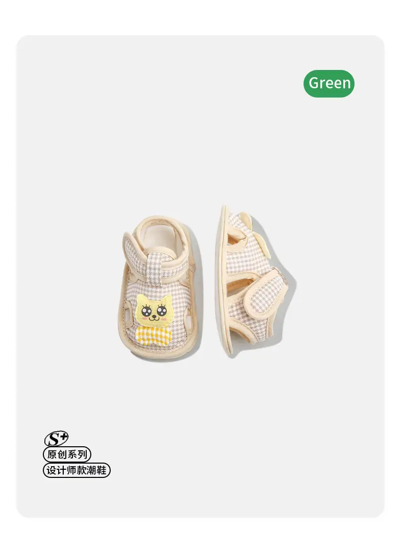 Summer Baby Toddler Sandals Baby Soft Sole Step Front Shoes Small Month Age Cloth Shoes 0-1 Year Old Baby Shoes Breathable 3 — feature 10