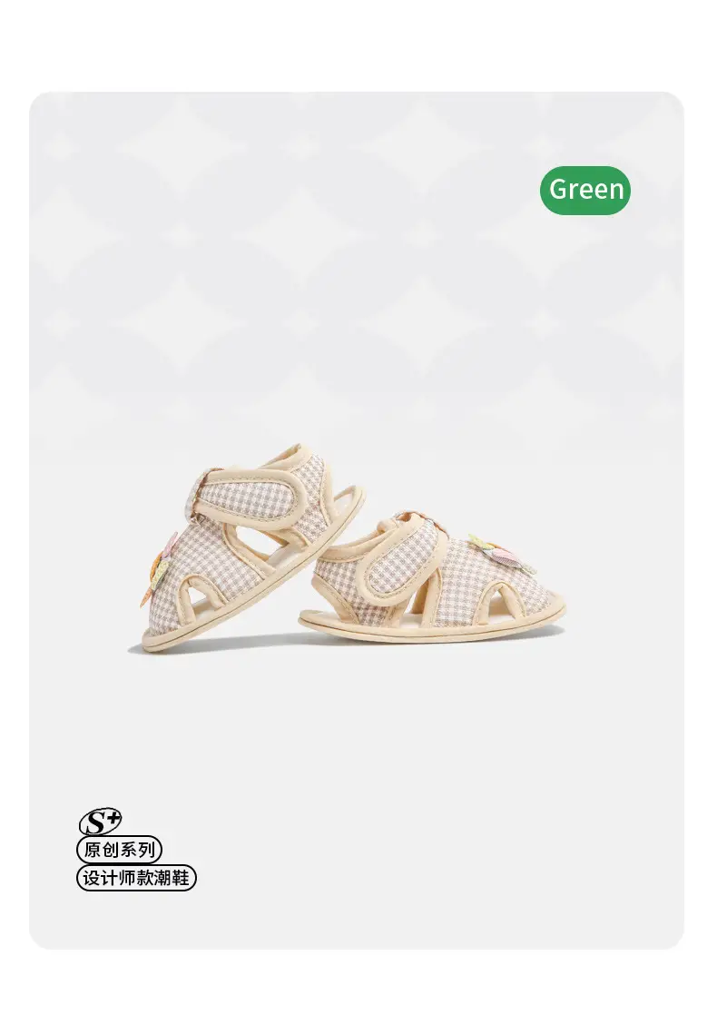 Summer Baby Toddler Sandals Baby Soft Sole Step Front Shoes Small Month Age Cloth Shoes 0-1 Year Old Baby Shoes Breathable 3 — feature 19