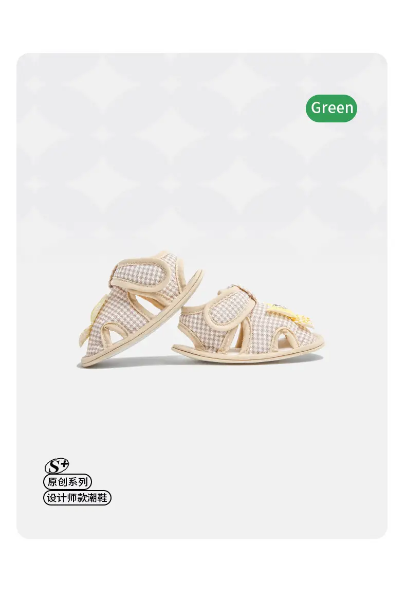 Summer Baby Toddler Sandals Baby Soft Sole Step Front Shoes Small Month Age Cloth Shoes 0-1 Year Old Baby Shoes Breathable 3 — feature 21