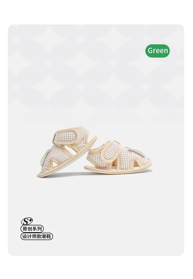 Summer Baby Toddler Sandals Baby Soft Sole Step Front Shoes Small Month Age Cloth Shoes 0-1 Year Old Baby Shoes Breathable 3 — feature 23