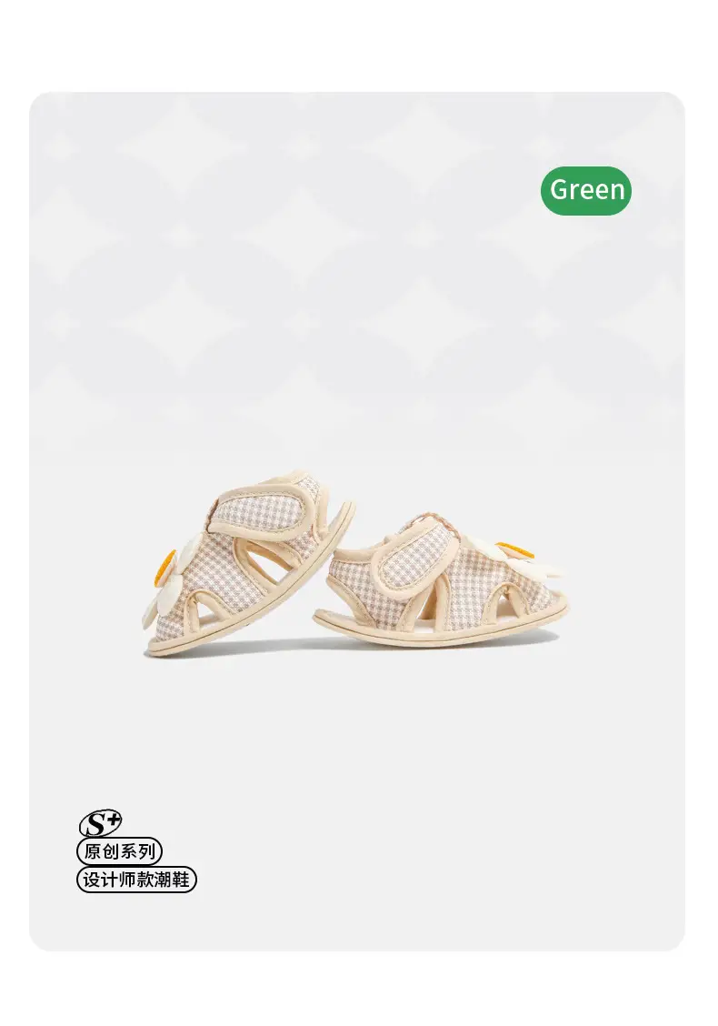 Summer Baby Toddler Sandals Baby Soft Sole Step Front Shoes Small Month Age Cloth Shoes 0-1 Year Old Baby Shoes Breathable 3 — feature 27