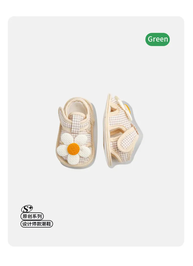 Summer Baby Toddler Sandals Baby Soft Sole Step Front Shoes Small Month Age Cloth Shoes 0-1 Year Old Baby Shoes Breathable 3 — feature 8