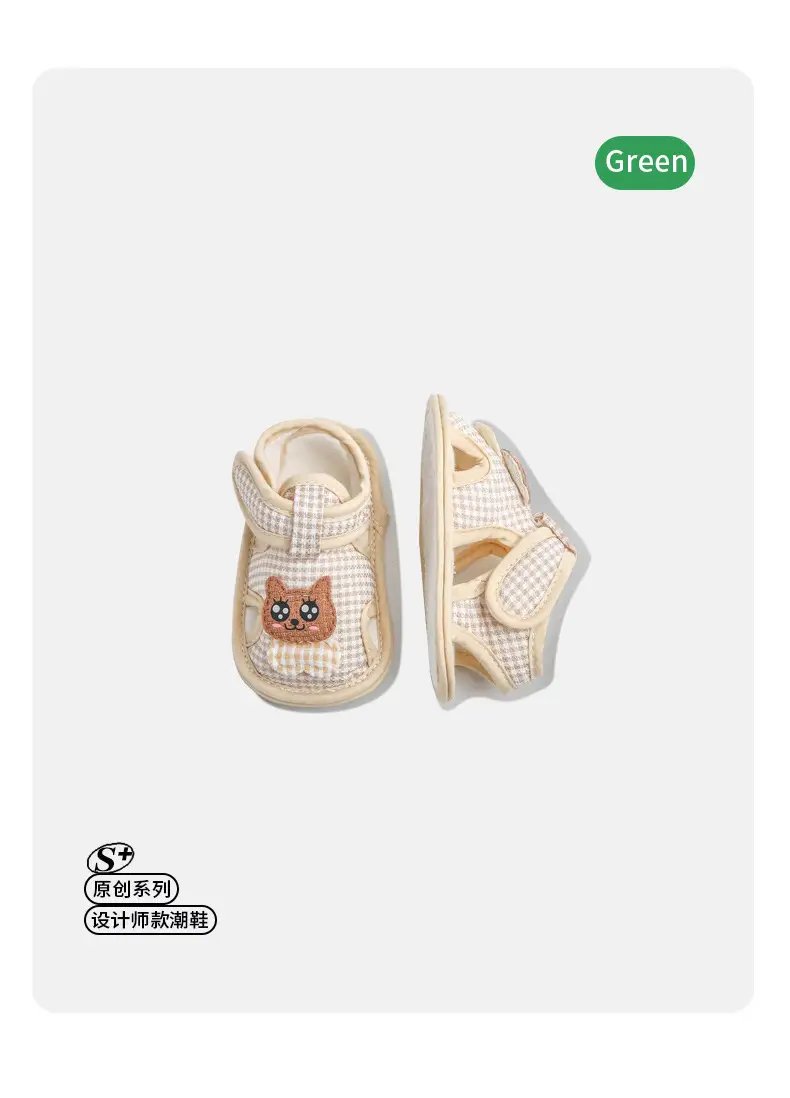 Summer Baby Toddler Sandals Baby Soft Sole Step Front Shoes Small Month Age Cloth Shoes 0-1 Year Old Baby Shoes Breathable 3 — feature 9