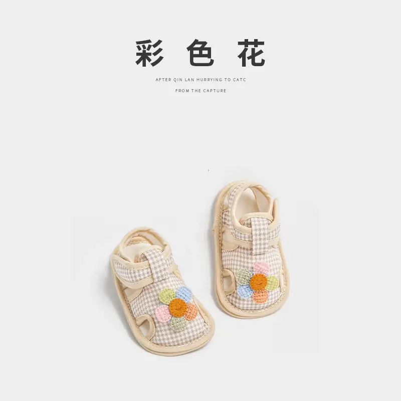 Summer Baby Toddler Sandals Baby Soft Sole Step Front Shoes Small Month Age Cloth Shoes 0-1 Year Old Baby Shoes Breathable 3 - Image 2