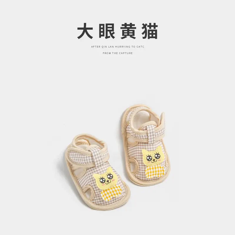 Summer Baby Toddler Sandals Baby Soft Sole Step Front Shoes Small Month Age Cloth Shoes 0-1 Year Old Baby Shoes Breathable 3 - Image 4