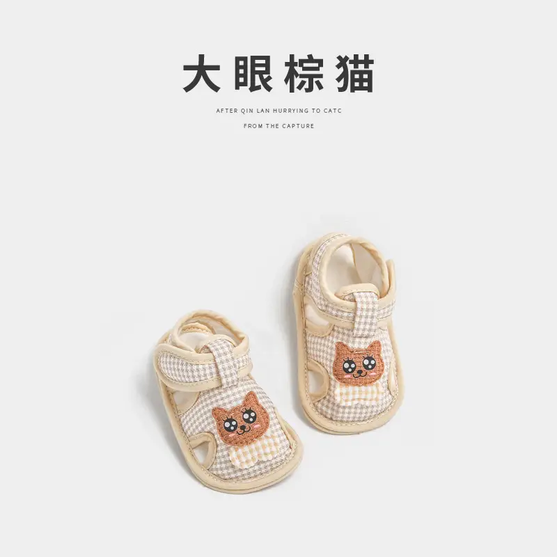 Summer Baby Toddler Sandals Baby Soft Sole Step Front Shoes Small Month Age Cloth Shoes 0-1 Year Old Baby Shoes Breathable 3 - Image 5