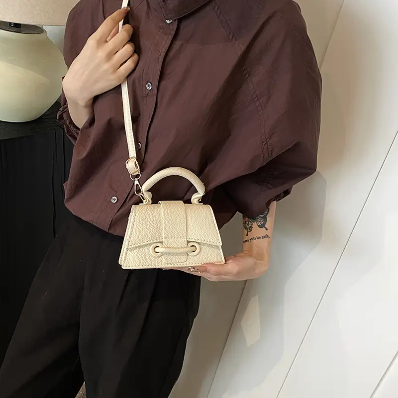 Pink Square Shoulder Crossbody Bag for Women - Image 7