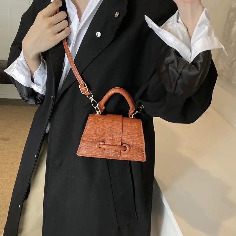 Pink Square Shoulder Crossbody Bag for Women - Image 9
