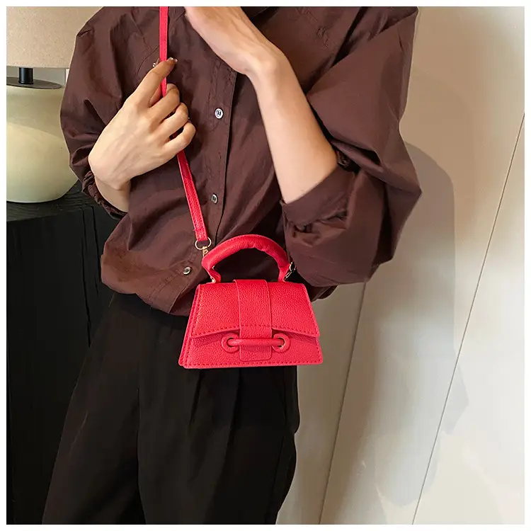Pink Square Shoulder Crossbody Bag for Women — feature 15