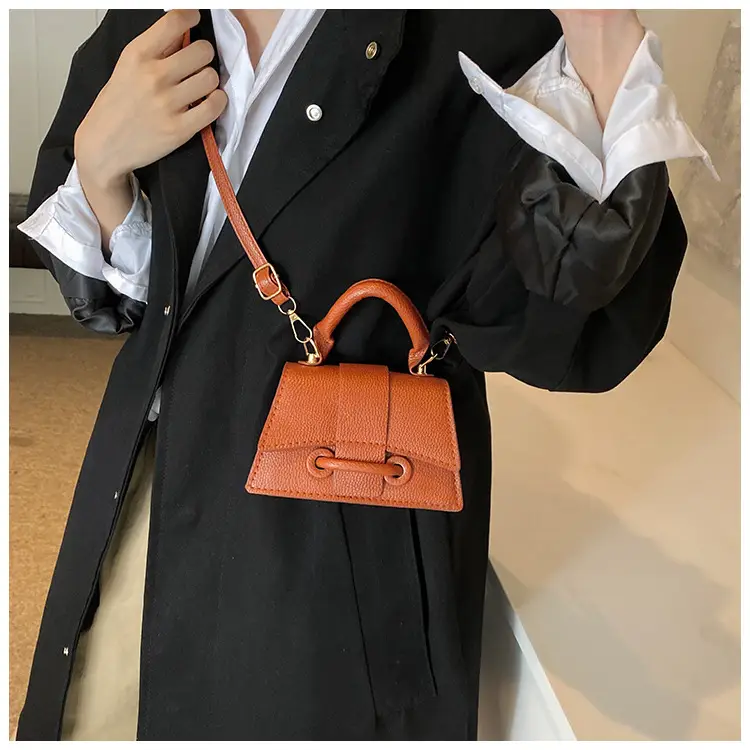 Pink Square Shoulder Crossbody Bag for Women — feature 21