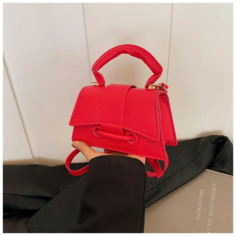 Pink Square Shoulder Crossbody Bag for Women - Image 4