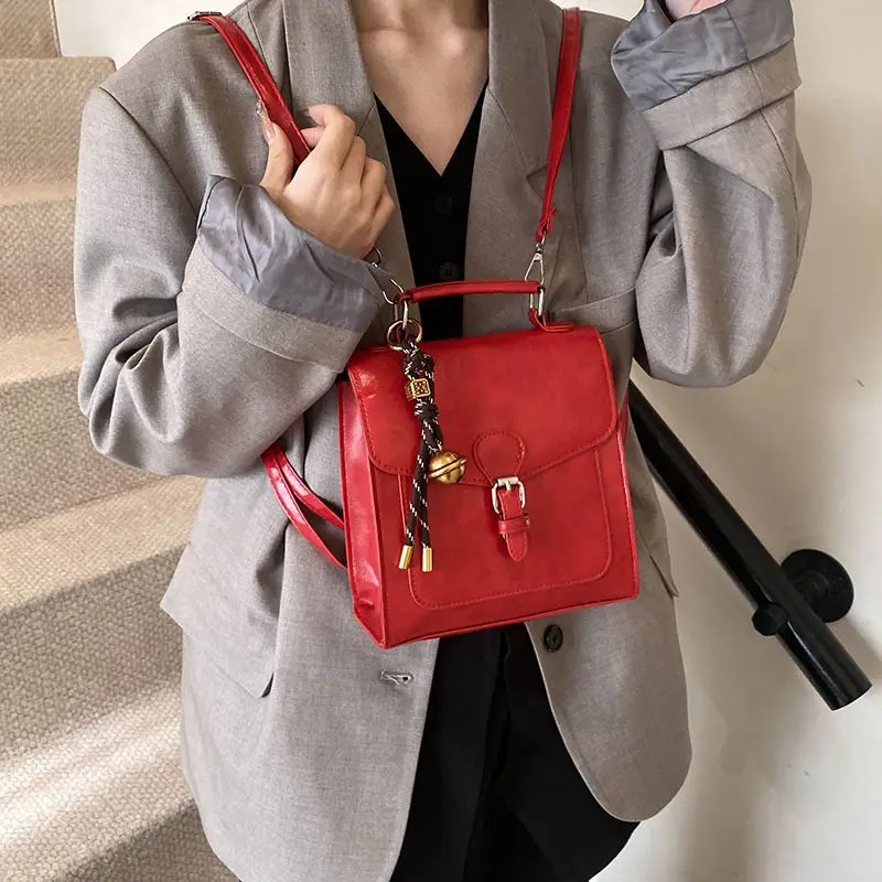 Western Style Oil Wax Leather Shoulder Bag 2025 New - Image 8