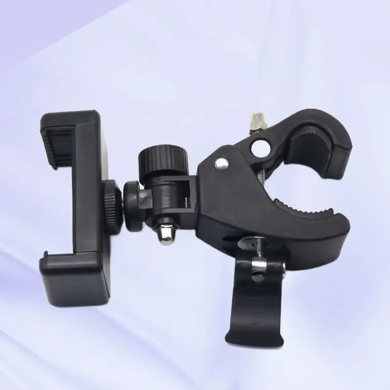 Microphone Mobile Phone Live Bracket Add-in Clip 360-degree Rotating Crab Clamp Riding Motorcycle Bicycle Accessories