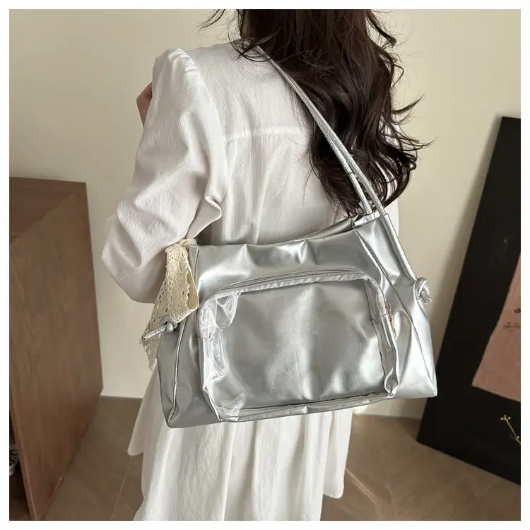 Cute Pink Shoulder Bag with Clear Window for Women — feature 21