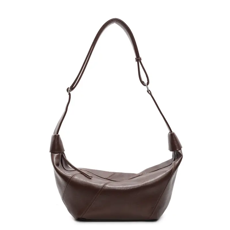 2025 Korean Style Pink Pleated Shoulder Bag