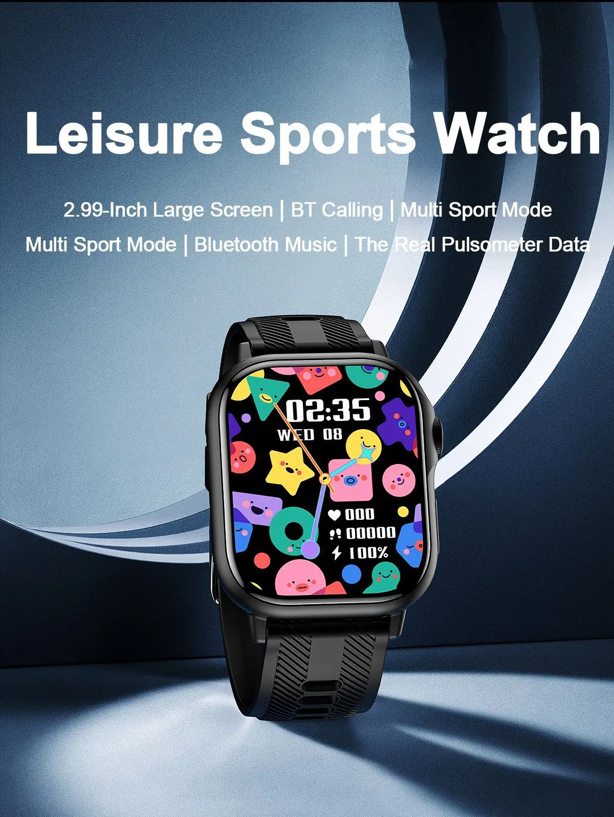 Bluetooth Smart Watch with Multi-Language Display — feature 1