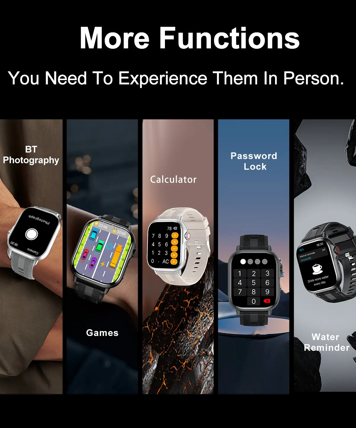 Bluetooth Smart Watch with Multi-Language Display — feature 23