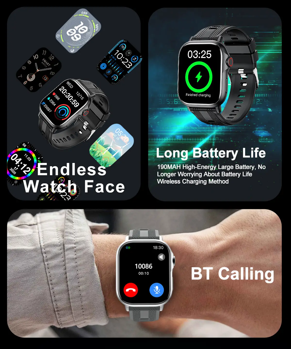Bluetooth Smart Watch with Multi-Language Display — feature 3