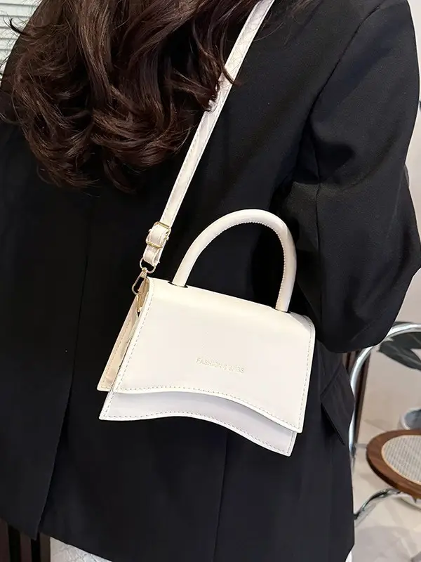 Women's Silver Square Shoulder Bag 2025 Summer - Image 11