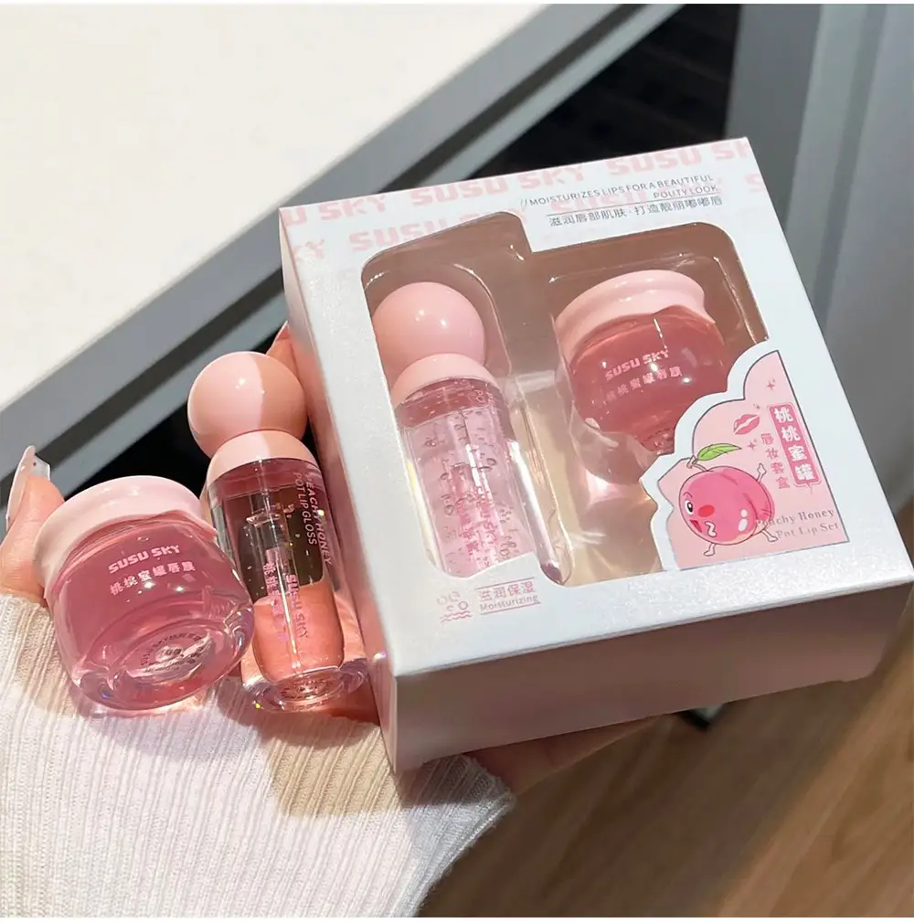 Peach Honey Pot Lip Set Moisturizing Hydrating Anti-Chapped — feature 23