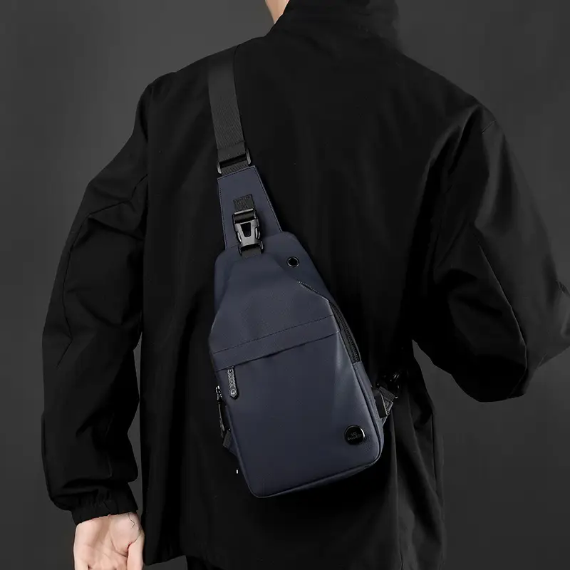 Men's Waterproof Crossbody Bag with USB Charging - Image 7