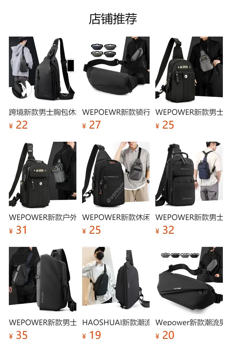 Men's Waterproof Crossbody Bag with USB Charging — feature 1