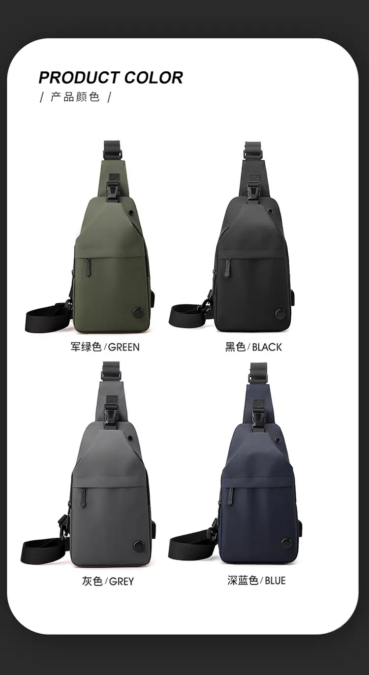 Men's Waterproof Crossbody Bag with USB Charging — feature 18