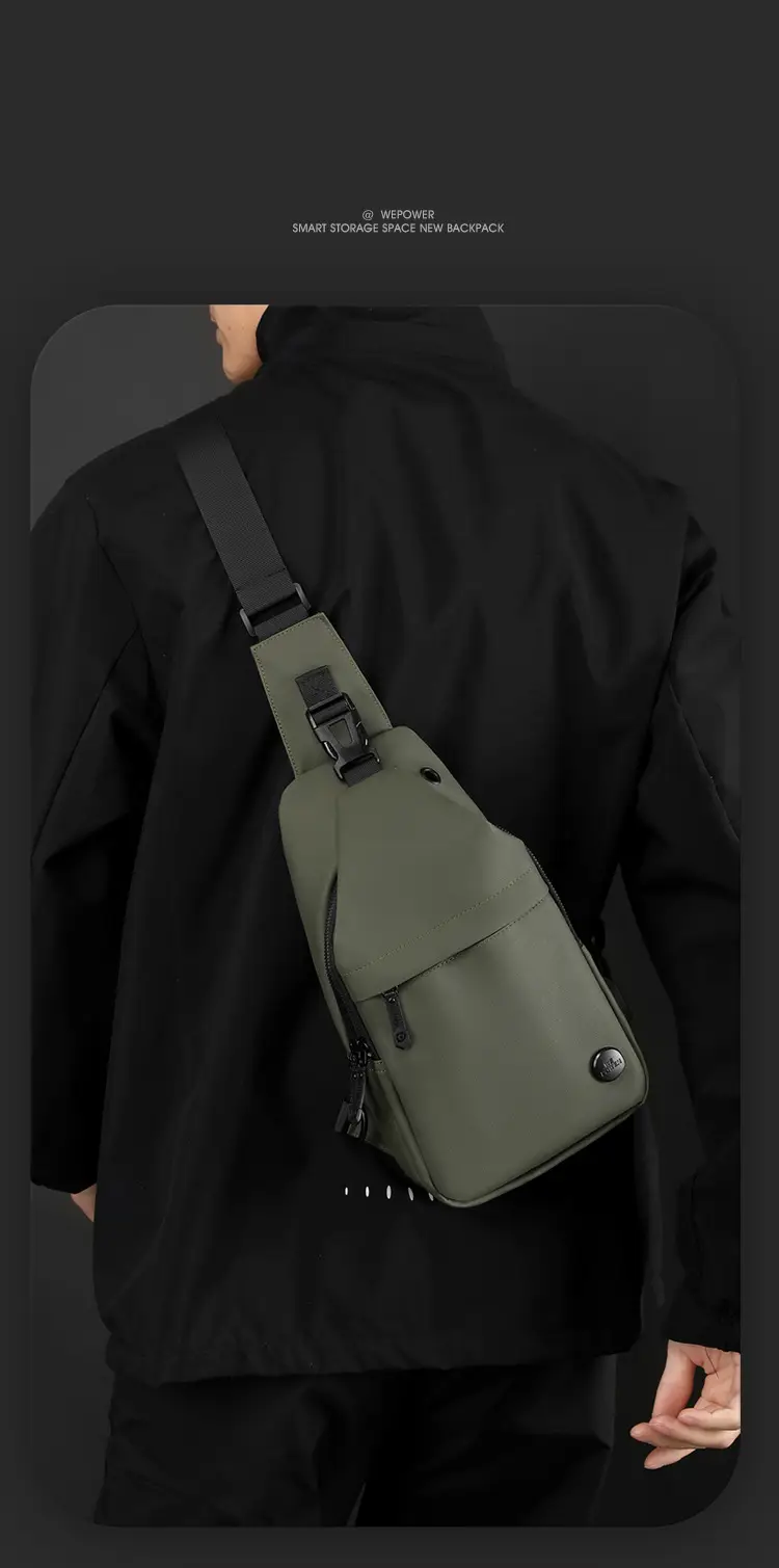 Men's Waterproof Crossbody Bag with USB Charging — feature 19