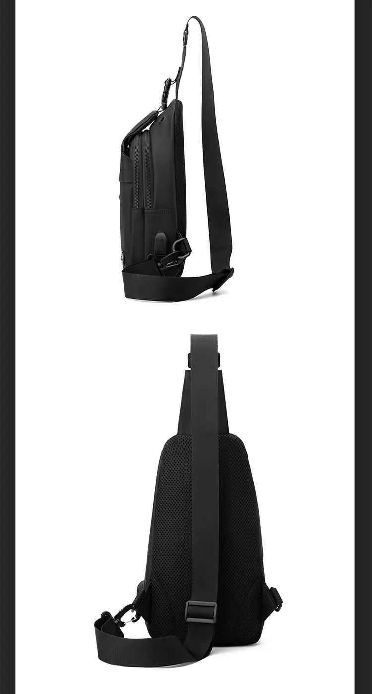 Men's Waterproof Crossbody Bag with USB Charging — feature 27