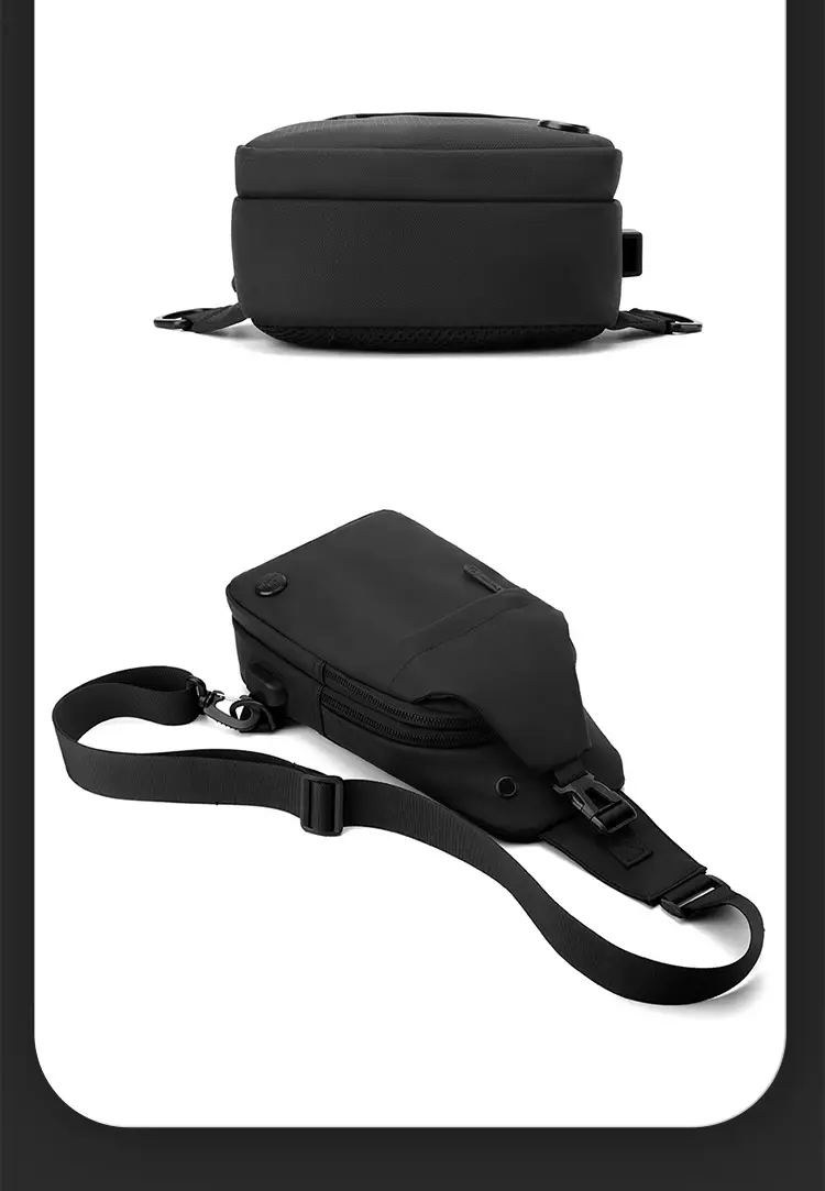 Men's Waterproof Crossbody Bag with USB Charging — feature 28
