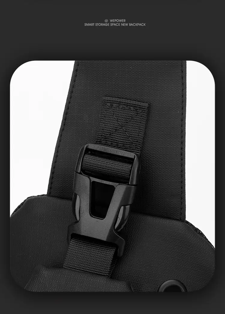 Men's Waterproof Crossbody Bag with USB Charging — feature 31
