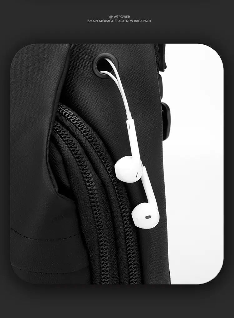 Men's Waterproof Crossbody Bag with USB Charging — feature 36