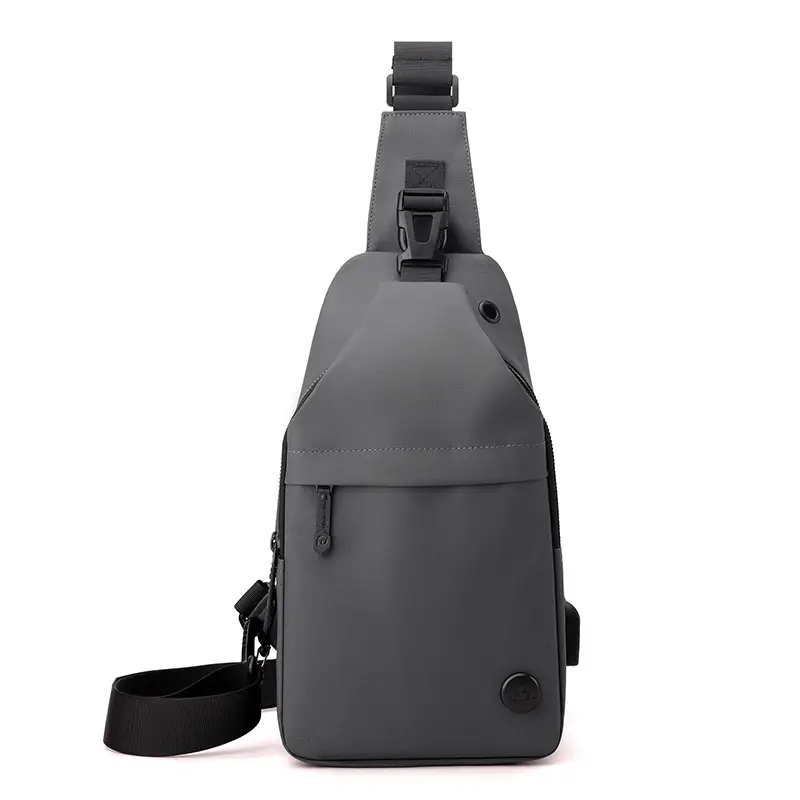 Men's Waterproof Crossbody Bag with USB Charging - Image 2