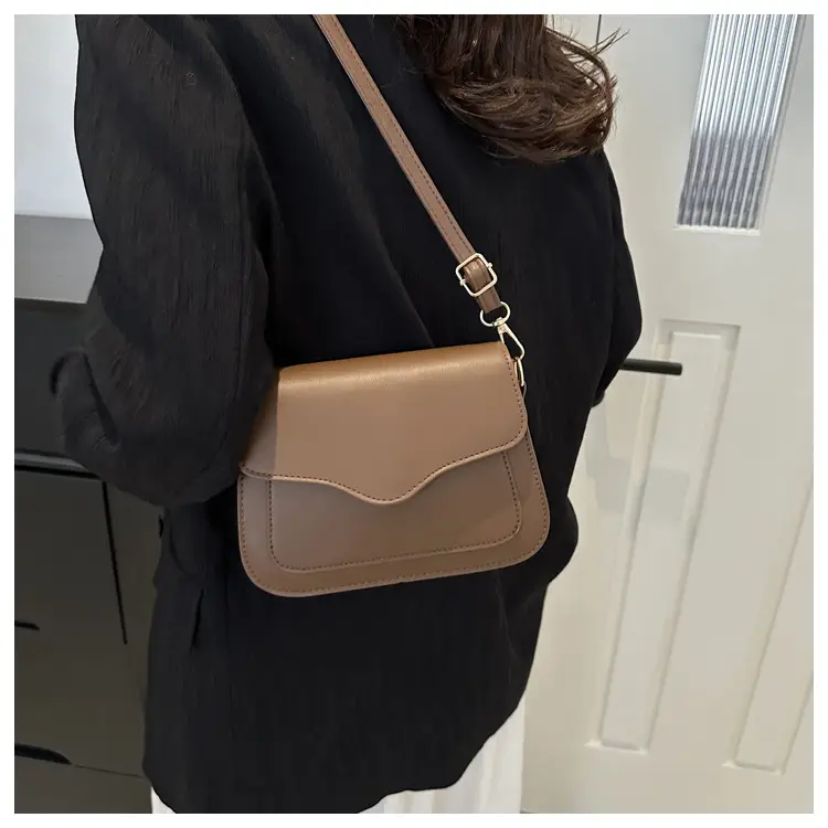 White Korean Style Shoulder Crossbody Bag for Women — feature 21