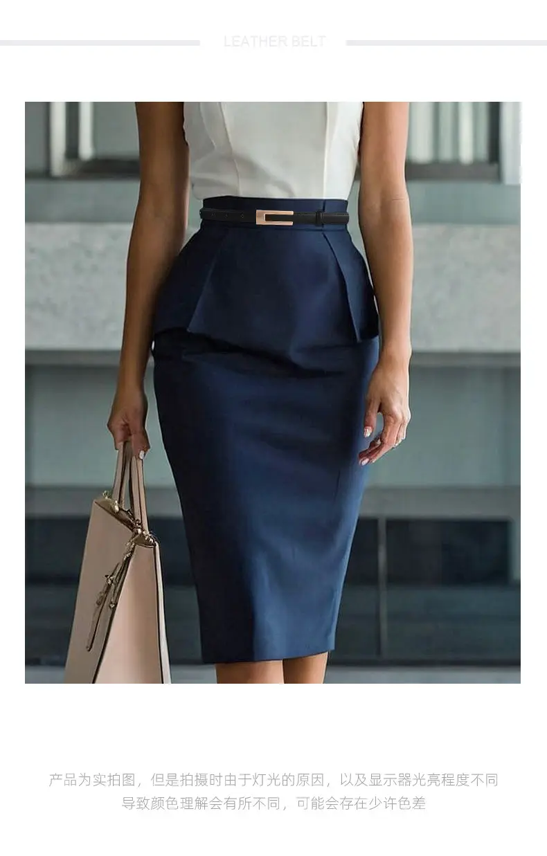 Black Genuine Leather Women's Belt Thin High-end Dress Suit — feature 1
