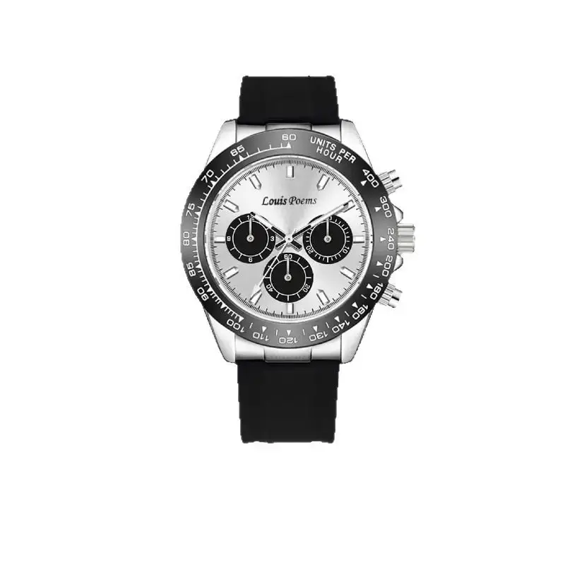 Lou Ermen Gold Chronograph Watch for Men