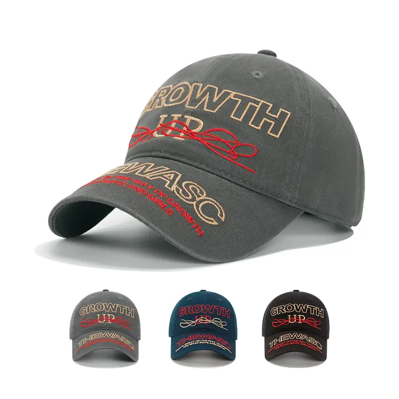 Growth HD Cap Men Women Grey - Image 6