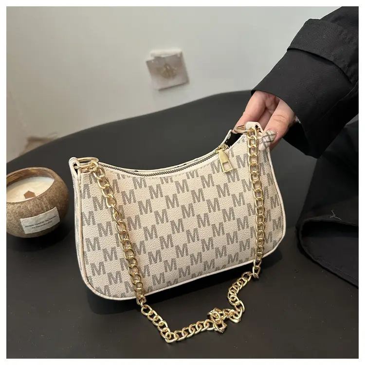 Retro Leopard Underarm Bag 2025 Spring New Commuter Fashionable Simple Niche Design Shoulder Crescent Bag — feature 12