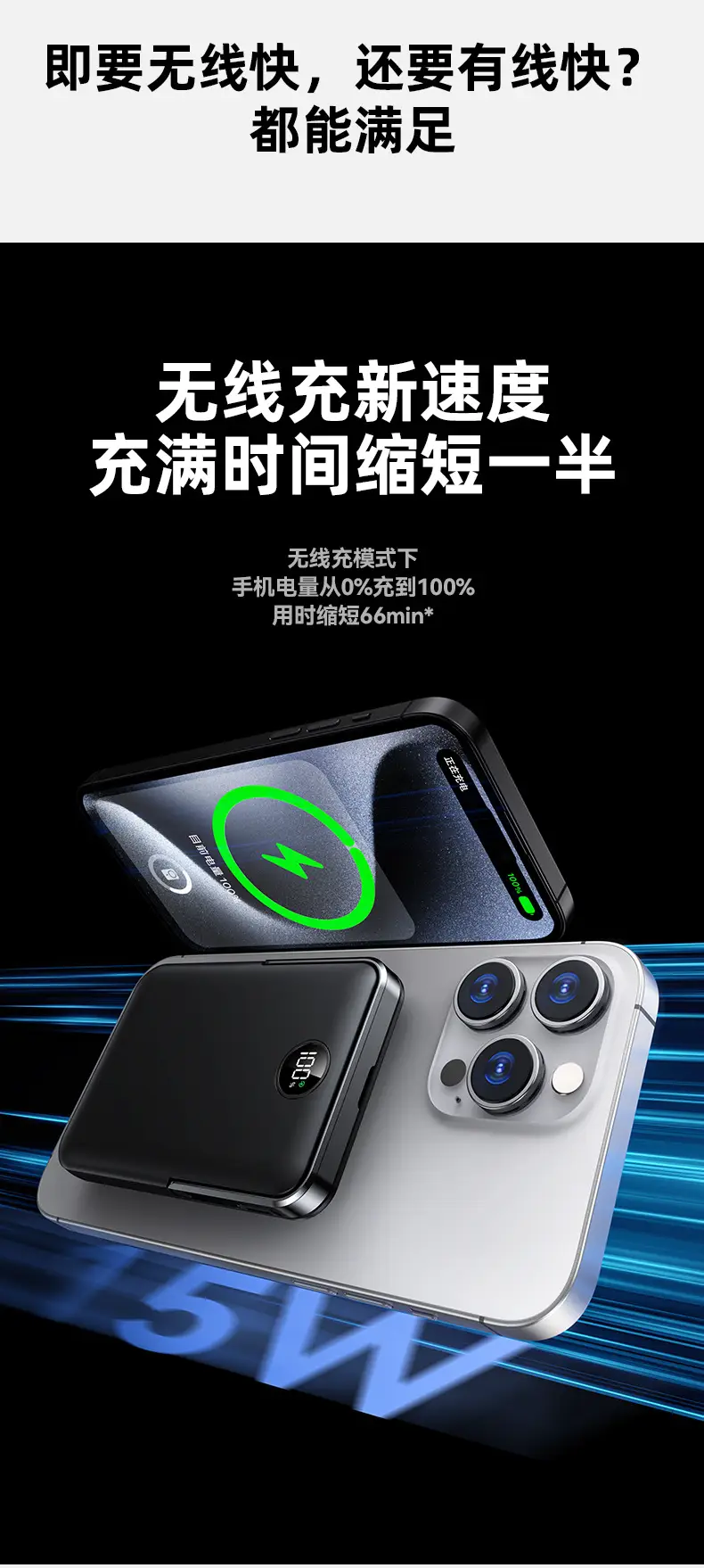 Cross-border Magsafe Watch Charging Bracket 10000mA Fast β feature 5